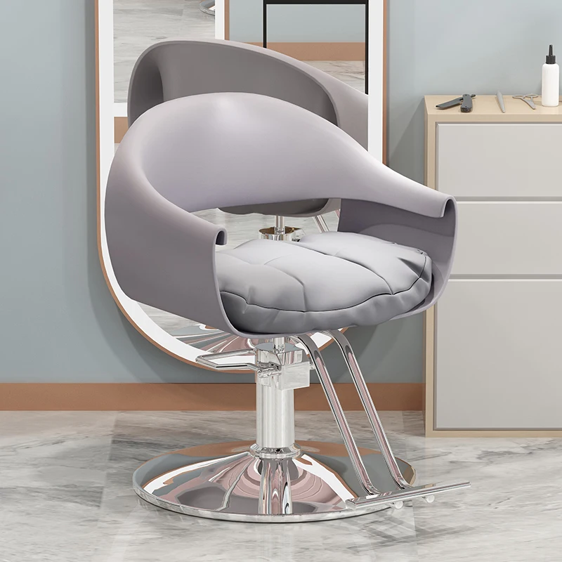 Professional Aesthetic Hairdressing Chairs Portable Luxury Rotating Pedicure Barber Chair Stylist Krzeslo Salon Furniture MQ50BC vintage aesthetic barber chairs swivel leather luxury hairdressing chairs rotating krzeslo silla barber barber equipment mq50bc