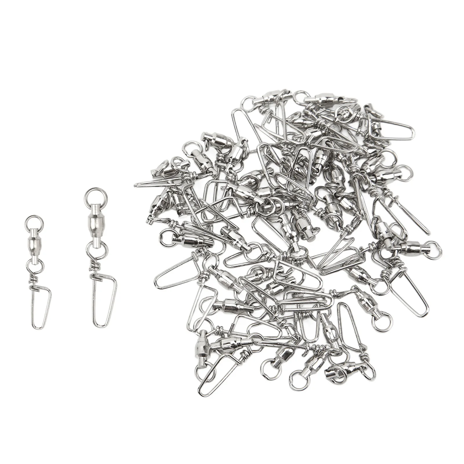 Ball Bearing Swivels Set Fishing Snap Swivels Wear Proof for Saltwater