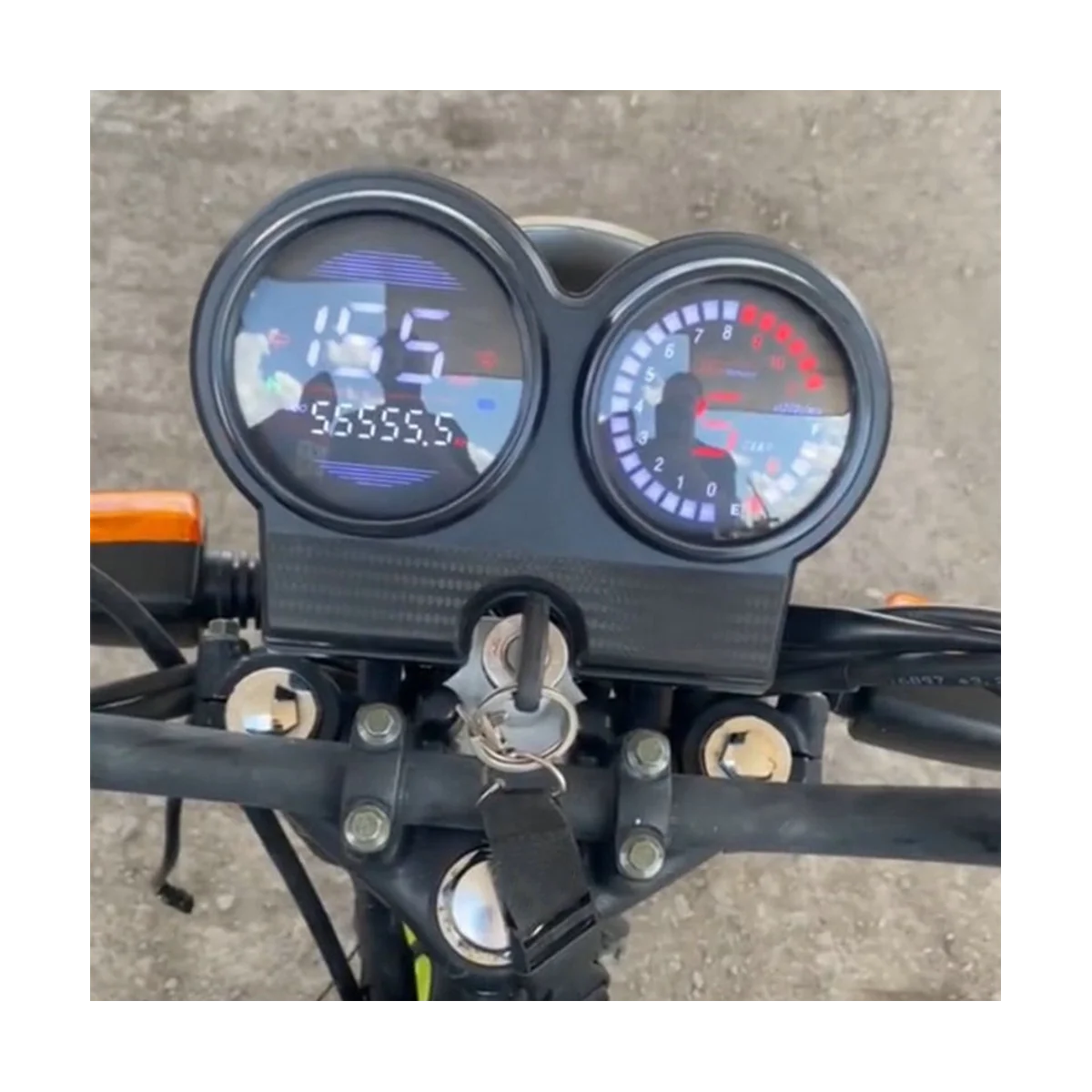 Фото Для Honda CBZ125 акт NKD125 мотоциклетный инструмент цифровой дисплей в сборе Спидометр Тахометр одометр №2