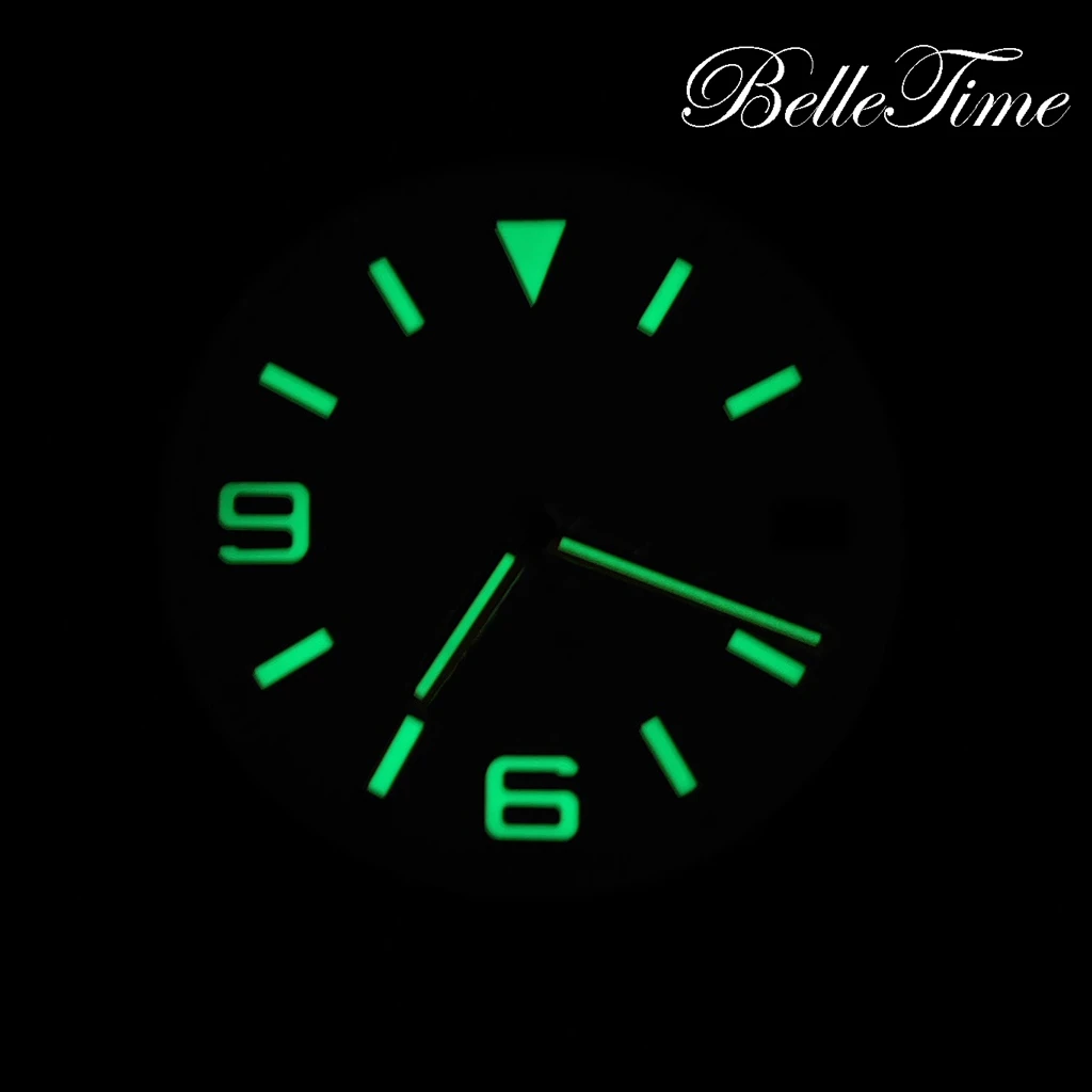 Honeycomb Green Luminous Dial for Watch Modification - 28.5mm