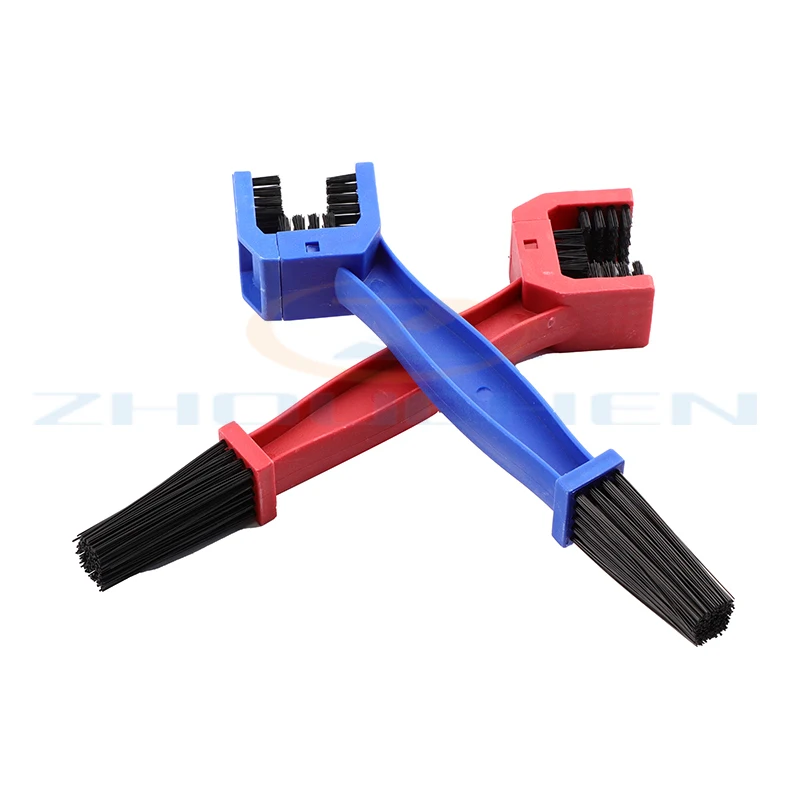 Motorcycle Chain Maintenance Cleaning Brush Tool Universal Care Cleaning Brush Bicycle Chain Care Cleaner Dirt