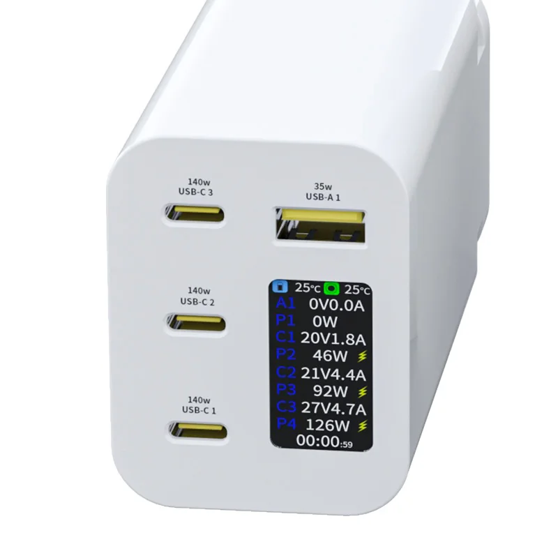 IntelligentPD31300WGaNCharger140W270WWallUSBTypeCFast