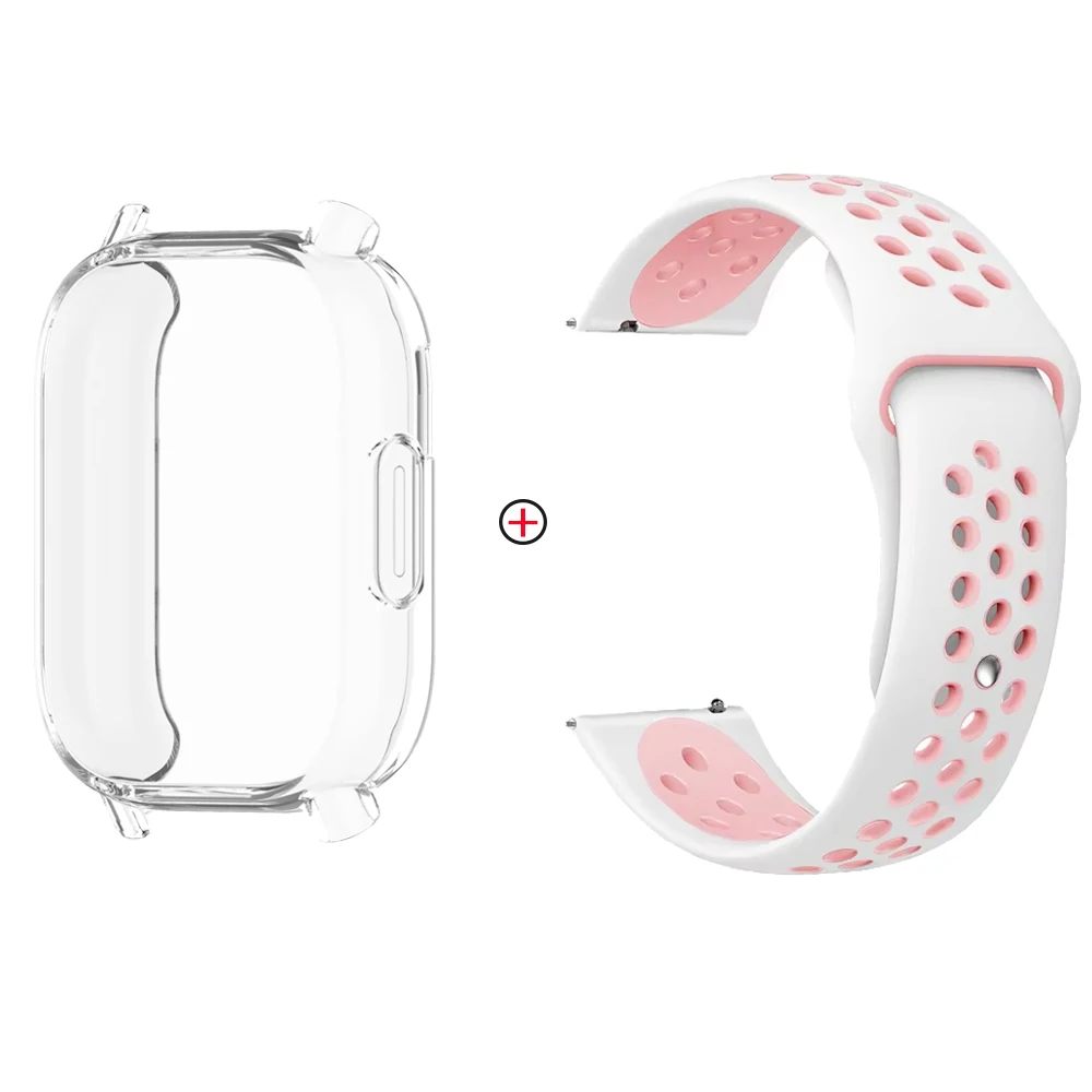 Soft Silicone Strap with TPU Case and Screen Protector