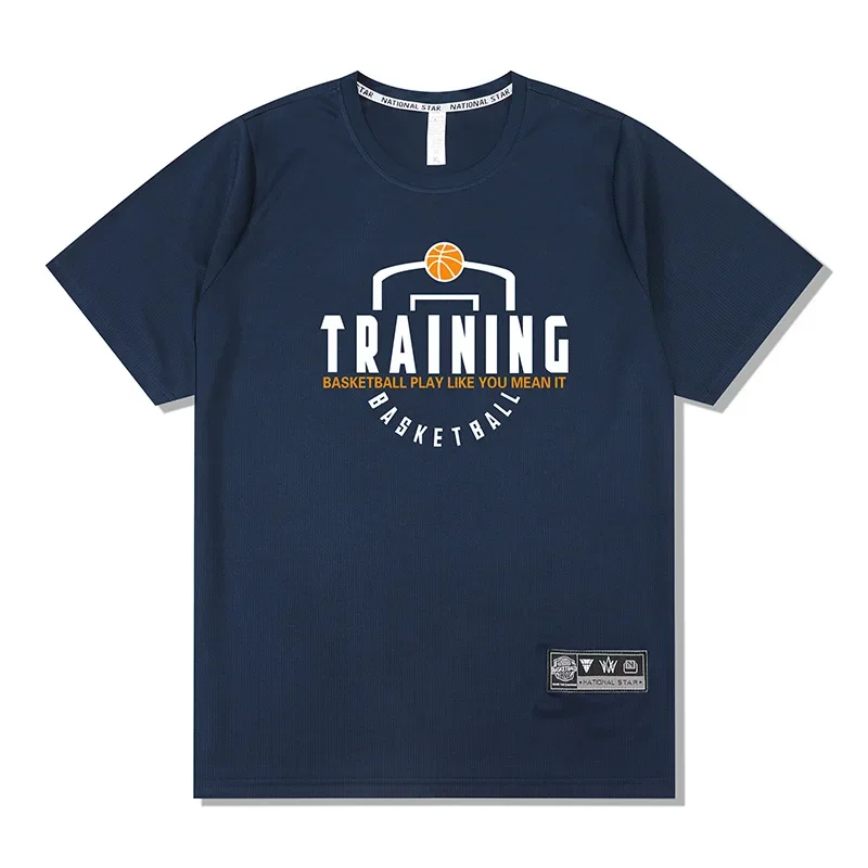 thumbnail image 1 of Camiseta para correr para hombre y mujer, transpirable, de secado rápido, para fitness, baloncesto, tiro, entrenamiento, ropa de ejercicio, camisetas deportivas para gimnasio, 1 of 5