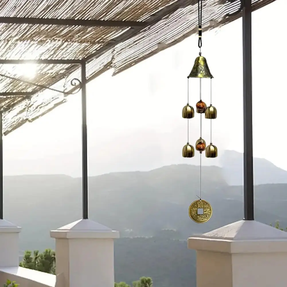 Large Outdoor Garden Wind Chimes Metal Yard Hanging Decor Copper Ornament Home Decoration Indoor Outdoor Gifts