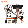 VEVOR Professional Rechargeable Metal Detector 12" IP68 Waterproof Coil 39-50 in Adjustable with LCD 7Modes for Treasure Hunting 1