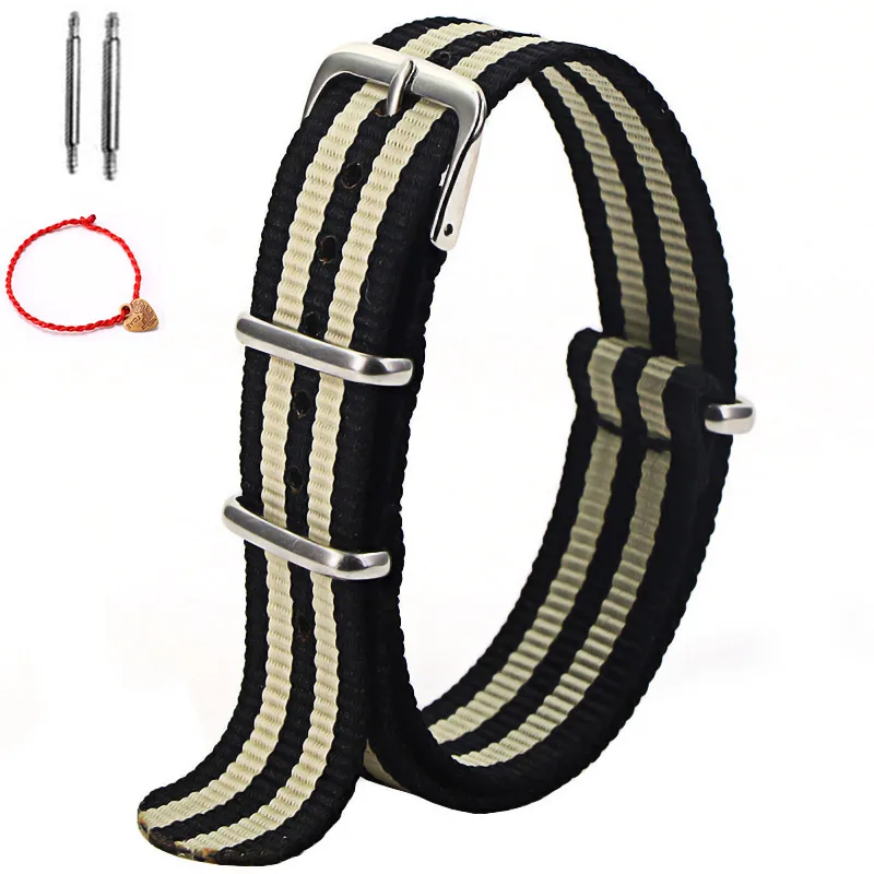 Durable Nylon Watch Band Replacement Strap