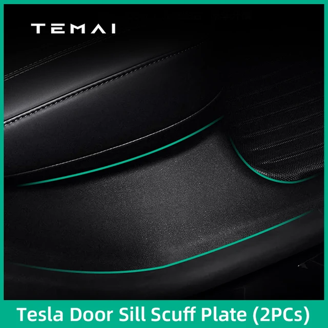 Tesla Model Y Front Door Sill Protective Pad Cover Guards