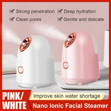 

150ml Face Steamer Nano Ionic Face Sauna Spa Moisturizing Sprayer Open Pores Hydration Nano Mister Skin Care US/EU Plug