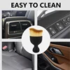 Car Interior Cleaning Brush with Cover Crevice Dust Detailing Brushes Keyboard Air Conditioner Camera Thick Soft Fur Clean Tools 3