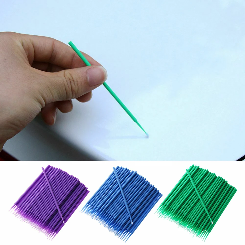 

Paint Brushes Paint Touch-up Disposable Dentistry Pen Car Applicator Stick 10cm Non-absorbing Fibers Non-drip Paint Repair Tools