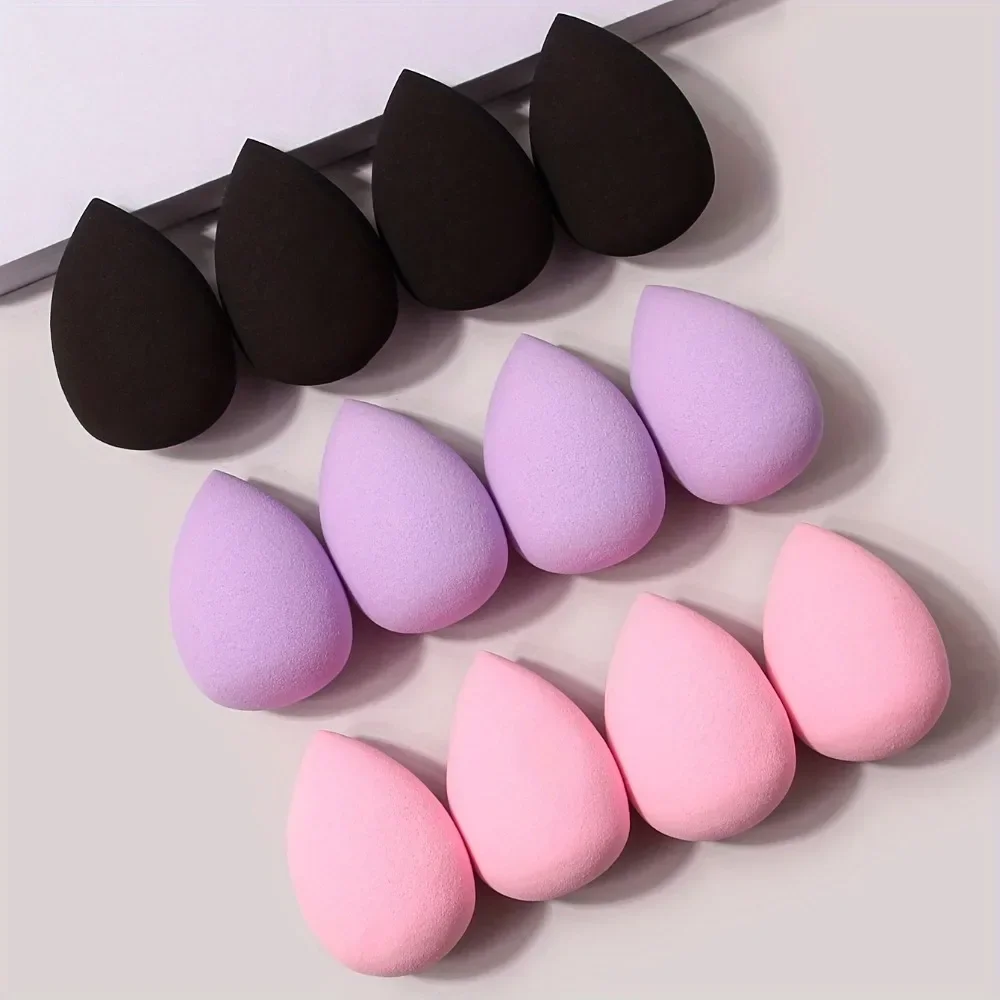 12Pcs Multicolor Makeup Sponge Blender Beauty Egg Cosmetic Puff Soft Foundation Sponges Powder Puffs Women Make Up Accessories 2