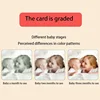 Montessori Toys Baby Visual Stimulation Cards Black and White High Contrast Flash Cards Learning Educational Toys for Children 2