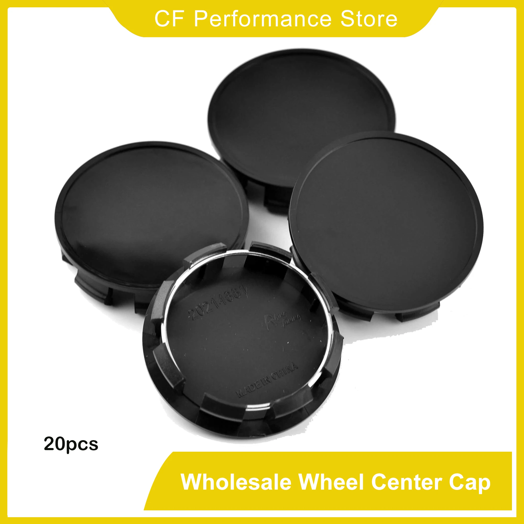 

20pcs 65mm 58mm Wheel Hub Cover For RANGER TAURU MKX Rim BB53-1A096-RA Center Caps 8 Clip Styling Refits Car Accessroies