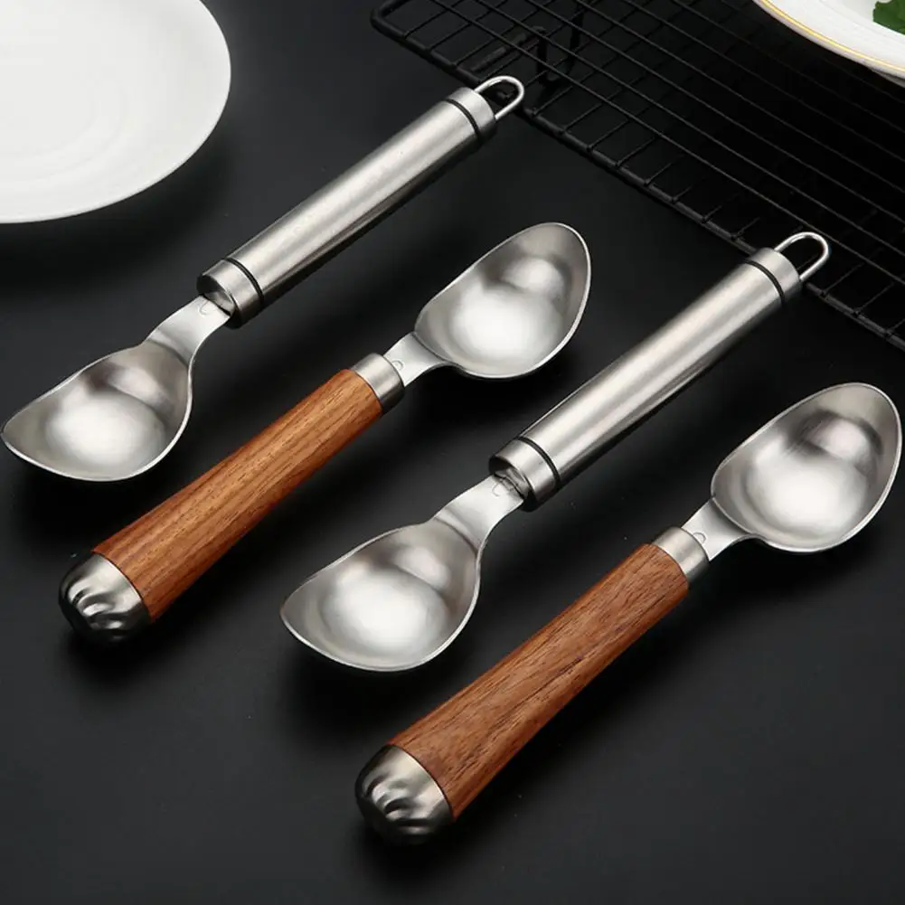 20cm Ice Cream Scoop Stainless Steel Self-melting Labour-saving Ergonomic Scoop Dessert Toosl Dessert Moments Utensil Gadgets