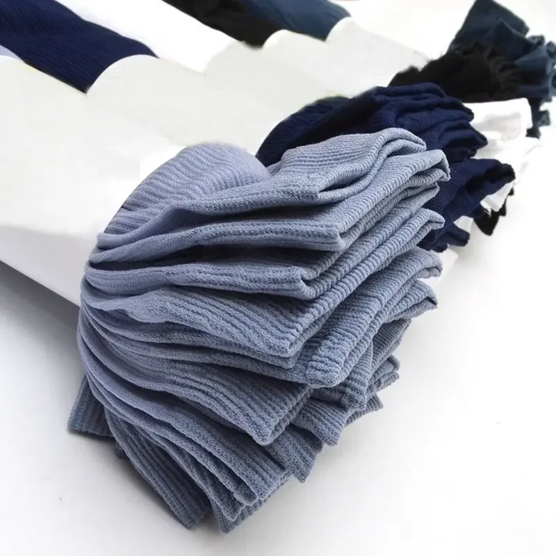 

Men Absorption Sock Thin Silk Spring Fiber 10pairs Breathable Business Middle Deodorant Summer Socks Bamboo Long Tube