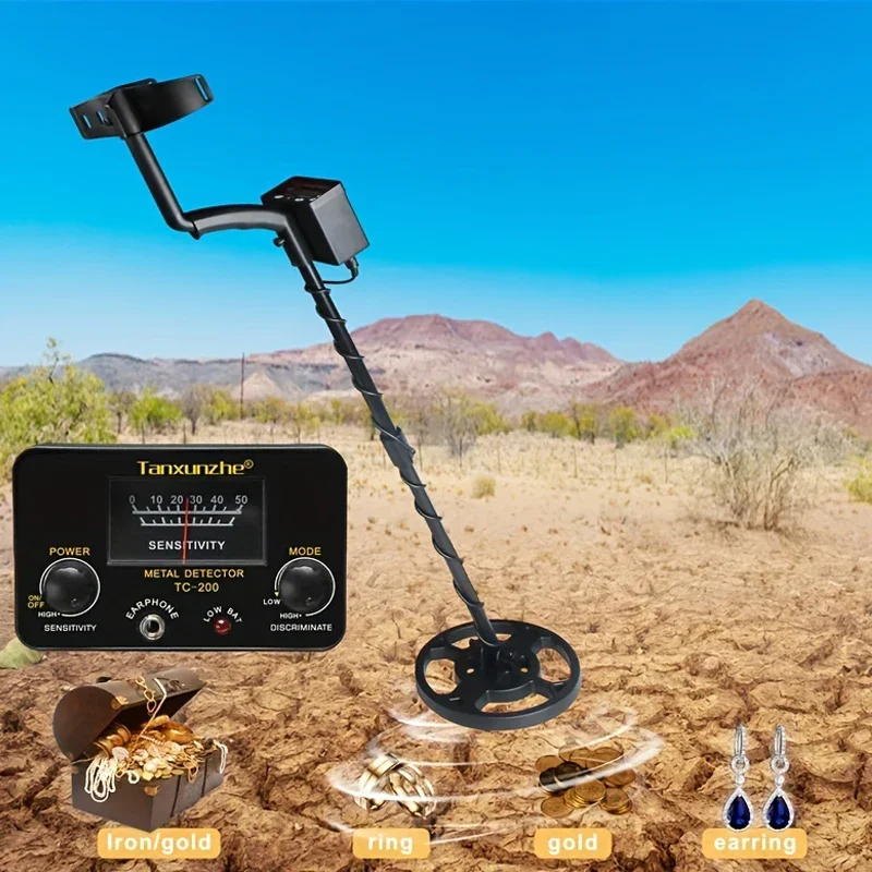 TC-200 Upgrade Metal Detector Underground Draad Ijzer Metalen Goud Detector Verstelbare Tracker Voor Schat Zoeken Nieuwe detect