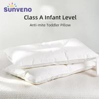 Sunveno Toddler Pillow with Pillowcase Evolon Anti-Dust Mite Pillow Soft Washable Baby Pillows for Sleeping for 1-6 years 2
