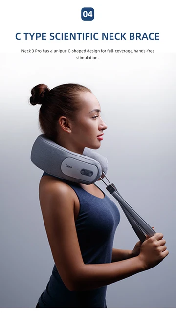 Breo iNeck3 Pro Neck and Shoulder Massager | App and Bluetooth Controlled |  Thermostatic Heat