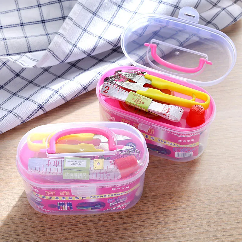 

1 Set Sewing Box Set Household Portable Mini Tool Sewing Thread Multi-function Sewing Kit Household Sewing Kit