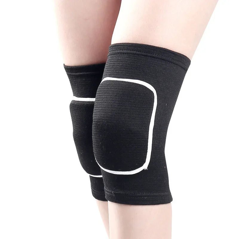 Thickened Sponge Knee Brace 1 Pair Sports Compression Knee Pads Elastic Protector Support For Dancing Workout Training