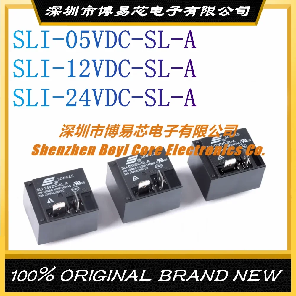 

SLI-05V/12V/24VDC-SL-A 4 Feet A Set of Normally Open New Original Songle Relay