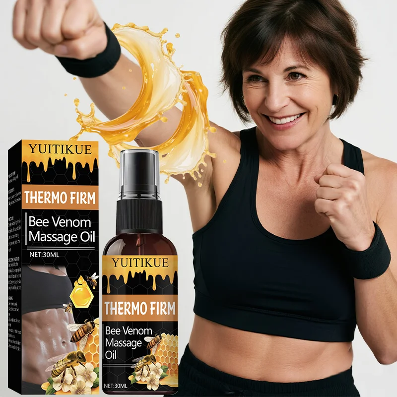 YUITIKUE Firming Bee Venom Massage Oil for joint and muscle relief, barrier-strengthening hydration, and knee body massage