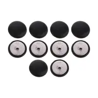 10Pcs Artificial Leather Covered Upholstery Buttons Sewing Crafts 25mm Round 1