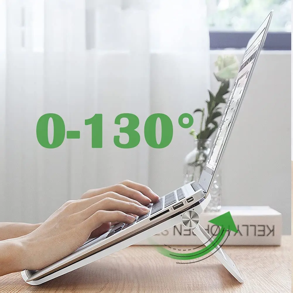 노트북 스탠드 안정적인 접이식 조절 가능 다각도 통풍형 MacBook Lenovo Dell iPad HP 17인치용
