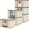 1/2/4/6pcs Storage Bag With Handles, Portable Clothes Storage Bag With Zipper For Clothes, Quilts, Household Wardrobe Organizer 1