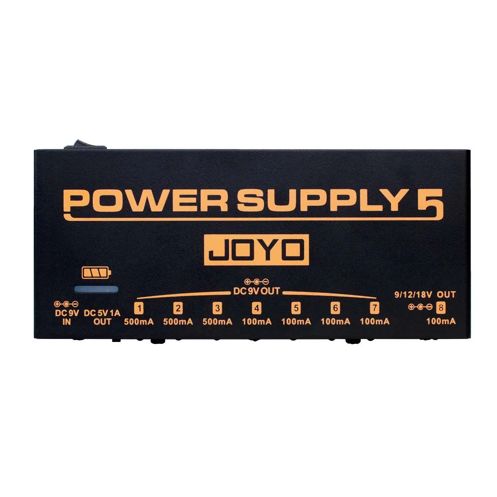 JOYO JP-05 kytara zprostředkovat pedál energie poskytnout dobíjecí 4400mah baterie 8 izolovaná stejnosměrný výstup 9V 12V 18V kytara zprostředkovat energie