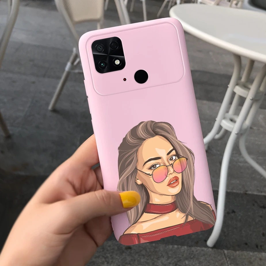 Luxury Cartoon Girls Soft Silicone TPU Bumper Case