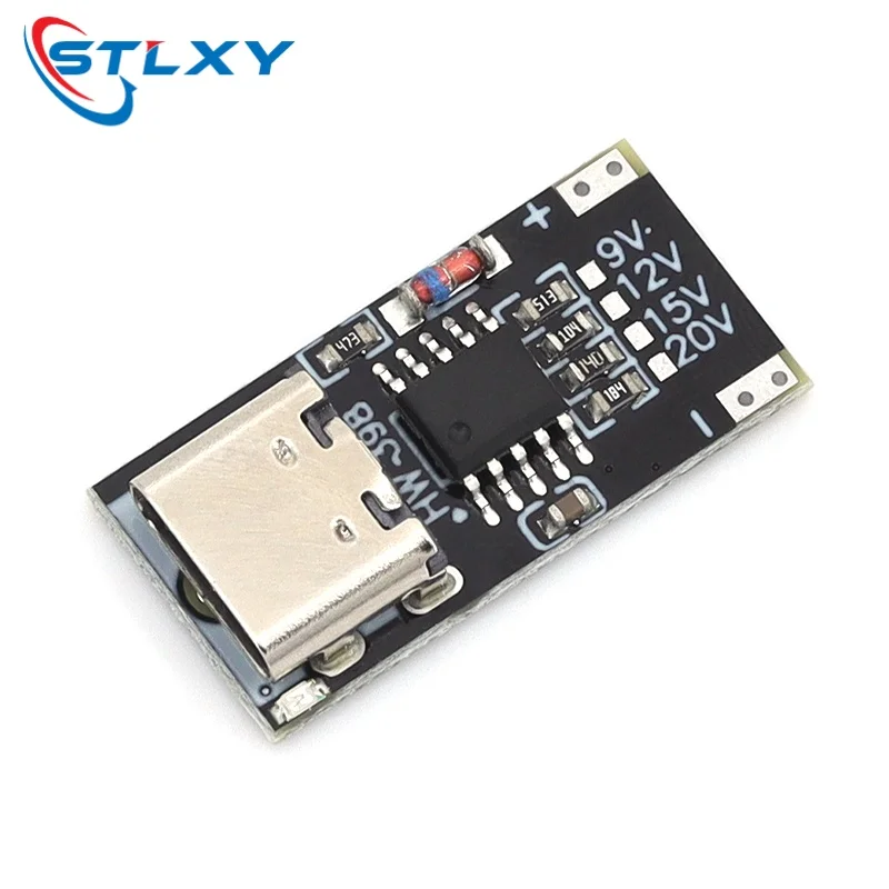 Stlxy-Type-C USB 부스트 전원 교체 모듈 PD2.0 PD3.0 고속 충전 트리거 폴링 감지기 충전기 보드 도구 9V 12V 15V