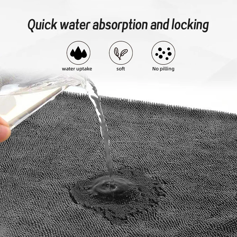 Car Wash Towel Microfiber Cleaning Drying Towel 40*60/40cm 600GSM 600GSM