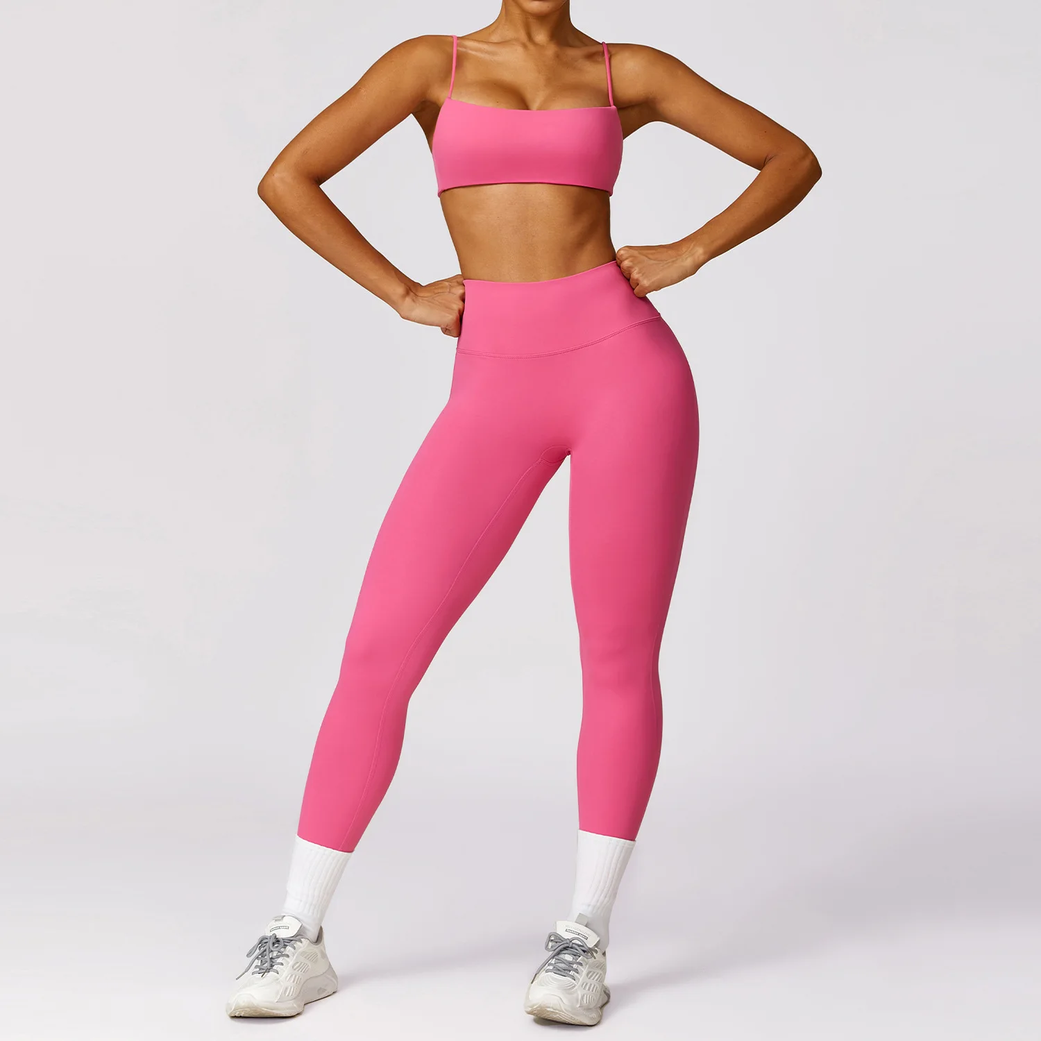 New Women Pilates Tracksuit Yoga Sport Suits Sexy Quick Dry Women Beauty Back Sports Bra Athletic Wear Gym Leggings Fitness Sets 4
