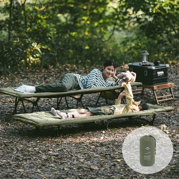 Naturehike Portable Cotton-padded Mattress Universal Single Camp Bed Mattress Skin-friendly Camping Sleeping Pad for Camp Cot