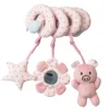 New Baby Bed Hanging Toy Hanging Spiral Rattle Cart Pendant Interactive Early Education Tool Newborn Stroller for 0-3 Years Old 5