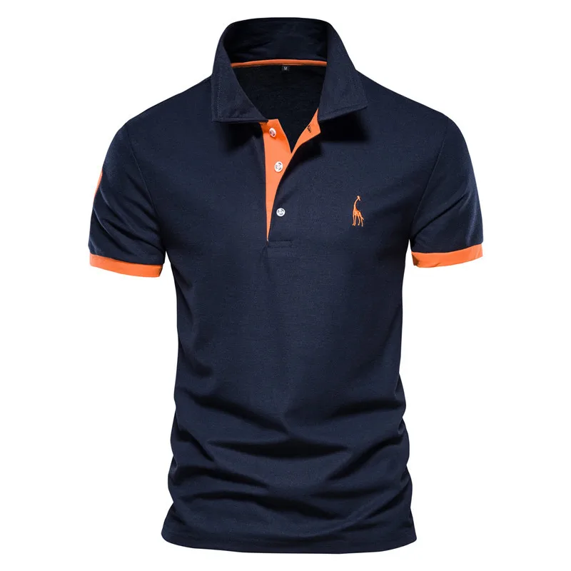 Men's Polo Shirt Short Sleeve for Men 5XL casual short sleeved shirt short sleeved shirt