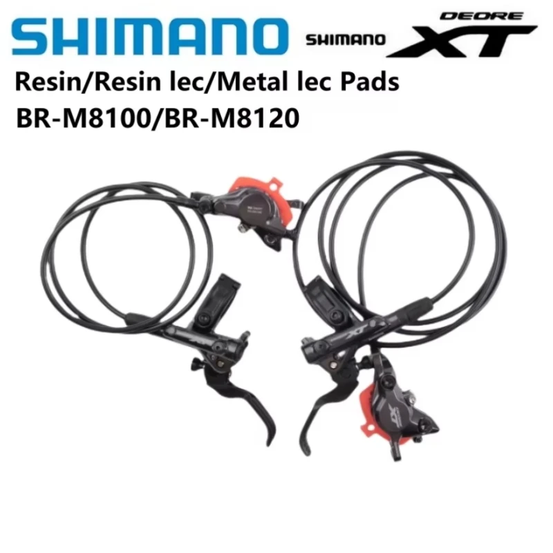 Shimano DEORE SLX M8100 M8120 Bremskolben Hydraulische Scheibenbremse Für MTB Pads Fahrrad Zubehör Harz/Harz lec/Metall lec Pads
