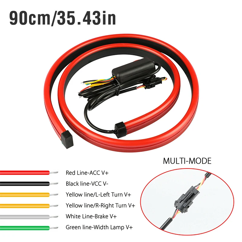 �ڵ��� ������ �� ��° �극��ũ�� LED ��Ʈ��, ���� ���õ�, �̵� �� ���, DRL ���� ������ ������ ����, 90cm, 50cm