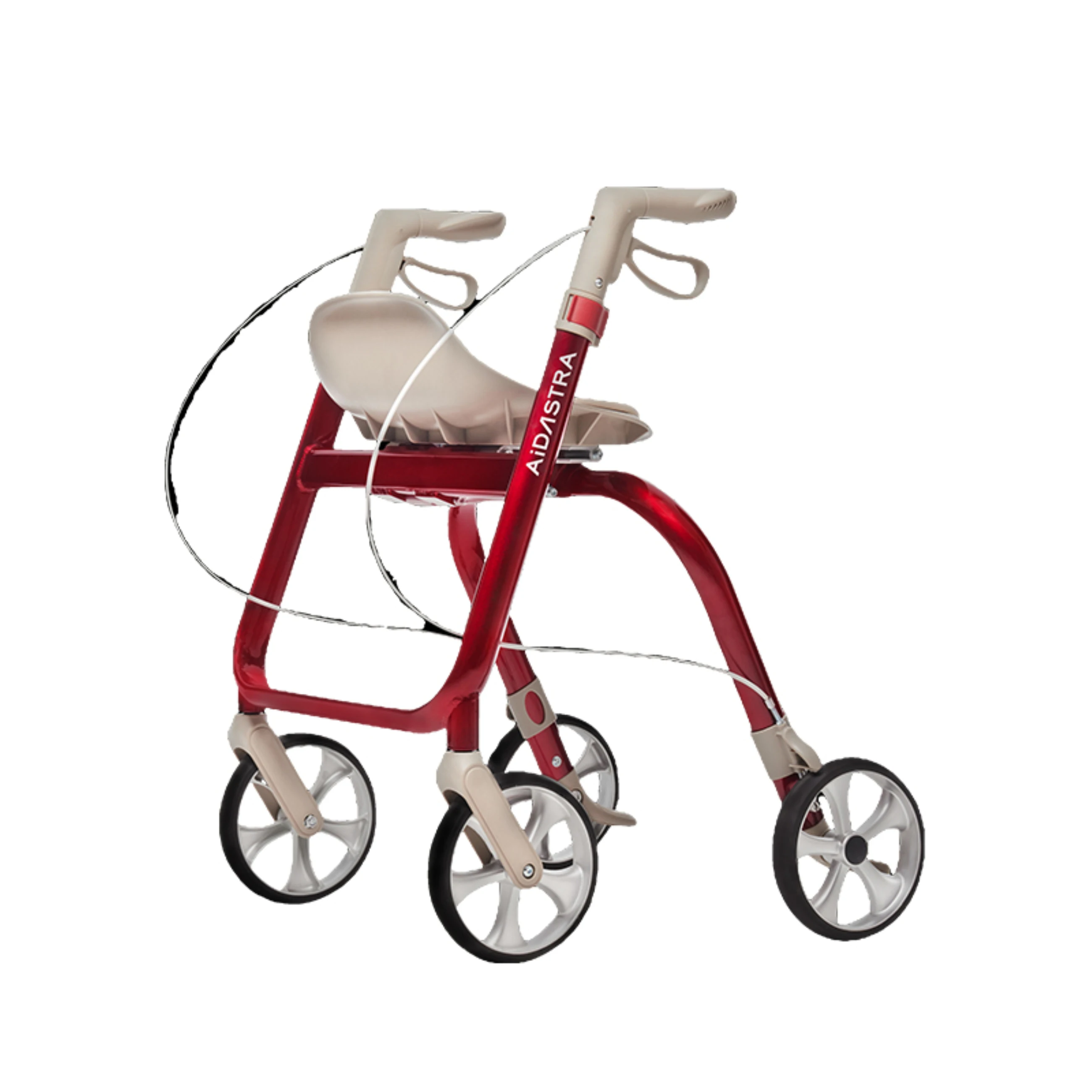 Quality Guaranteed Steel Frame Walkers And Rollators For Elderly Walking Stout Aidastra Wheel Rollator Walker