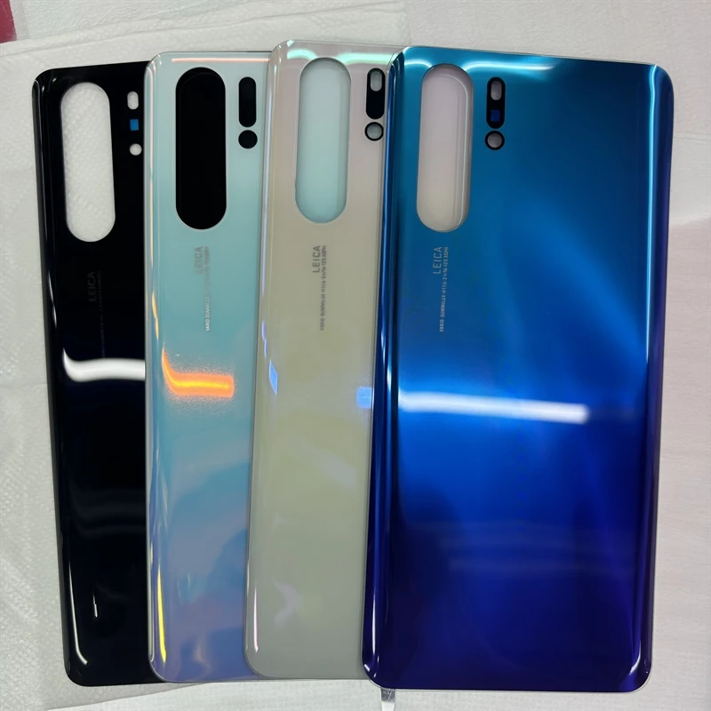 Phone Back Cover Glass Battery Cover Glass Phone Back Cover For Huawei P30 Pro Back Battery Cover Rear Door Housing Case 3D Glass Panel Replace For Huawei P30 Pro Battery Cover