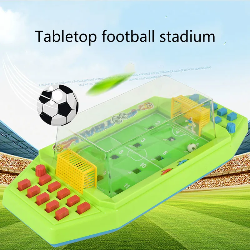 1PCS Two-player Button Table Soccer Toy Board Game Tabletop Football Parent-child Interactive Sport Match Gifts Color random 2