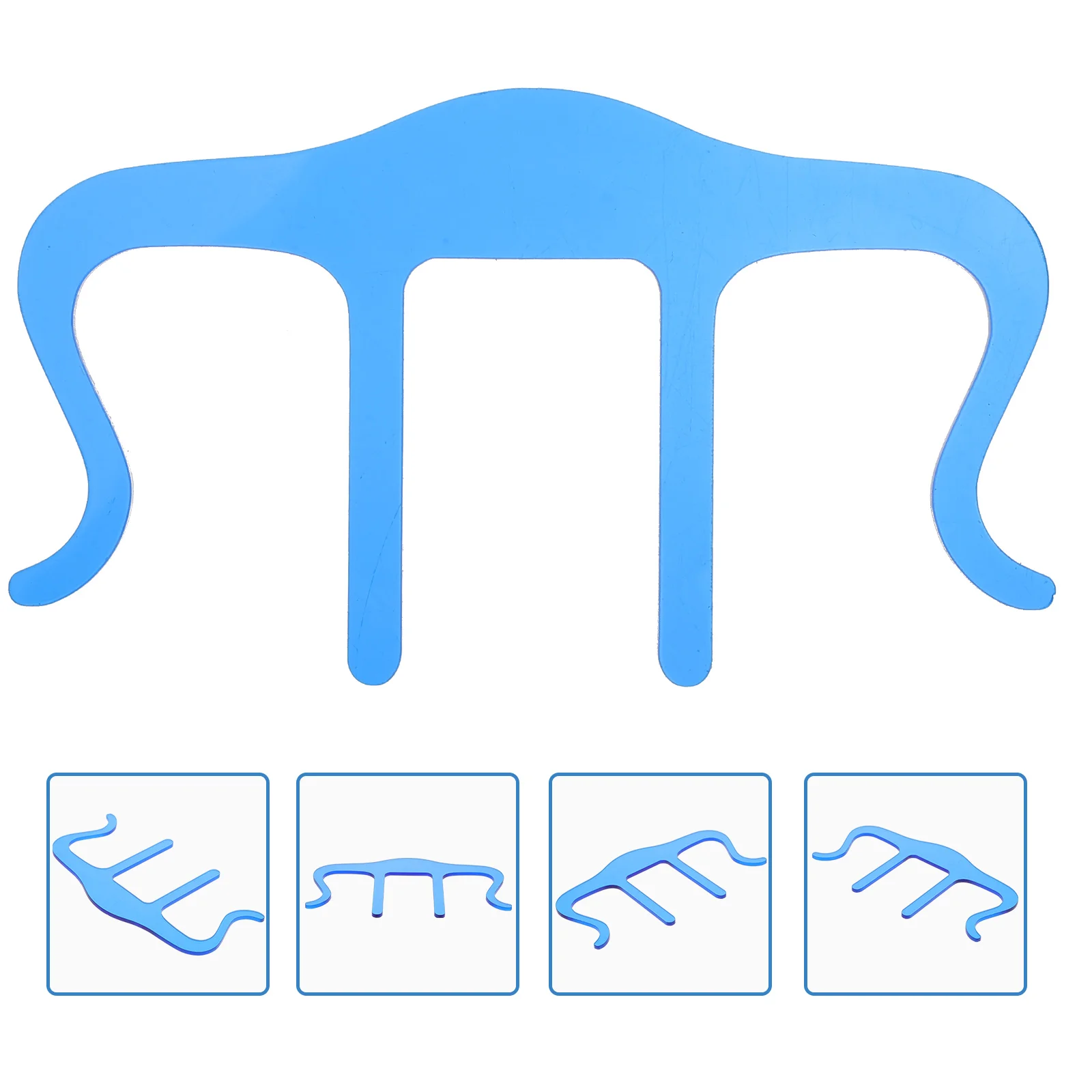 

Acrylic Sheet Music Holder M-shaped Clip Book Page Notes Paper Type Piano Score Clamp Simple