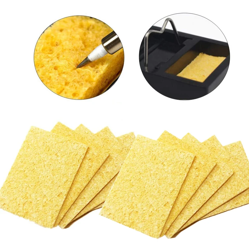 5/10/20pcs Cleaning Sponge Solder Iron Tip Cleaner for Soldering Irons soldering iron cleaner soldering iron tip cleaner
