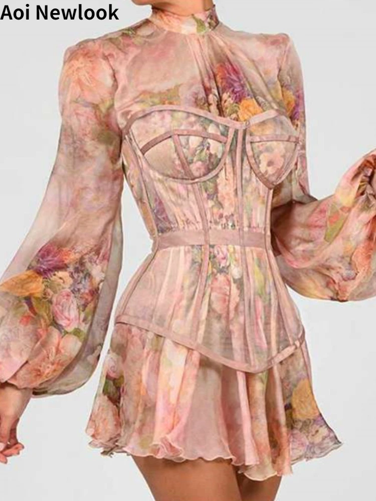 Corsé Vintage Jacquard Floral Para Mujer, Top Con Cordon, Corpiño