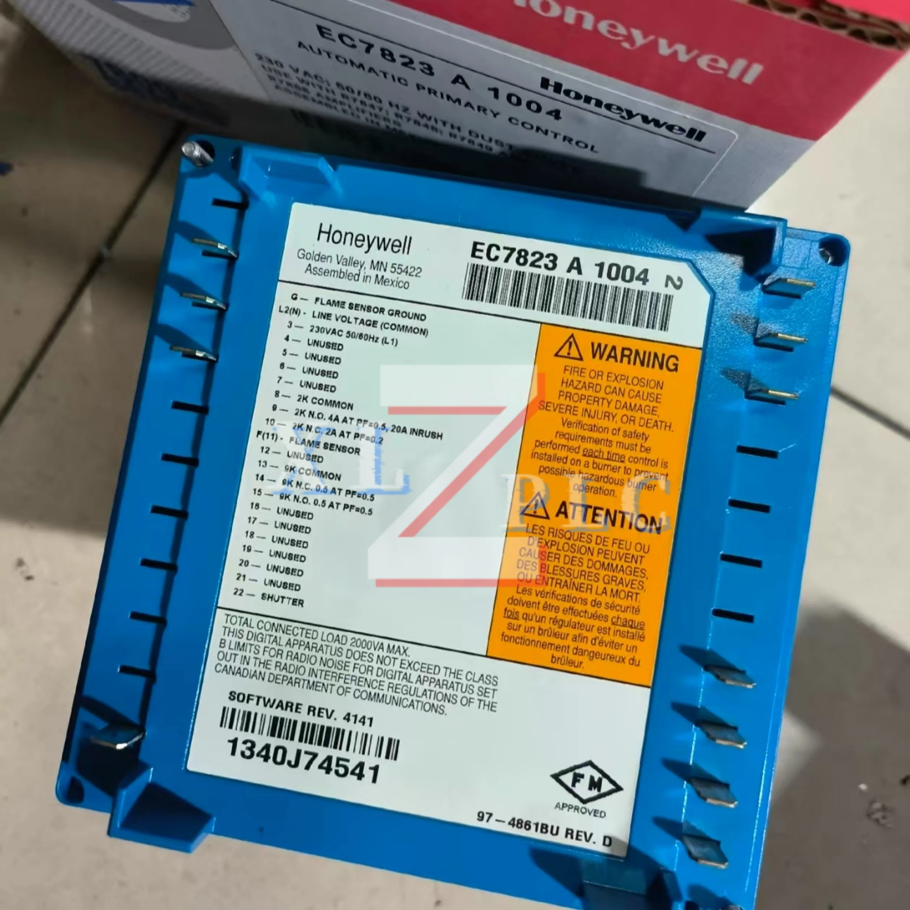 새로운 재고 EC7823A1004 버너 제어