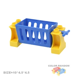 Deluxe Playhouse Building Block Set with Furniture and Accessories (Shake basket)