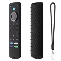 New Amazon Fire TV Stick 4k Max 2023 Remote Control Silicone Shockproof Replacement Case Shockproof Shell With Lanyard 2