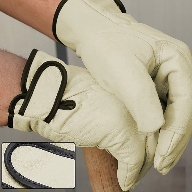 Electric Welding Work Gloves 1 Pair Flame Retardant Protective Work Gloves For Welder